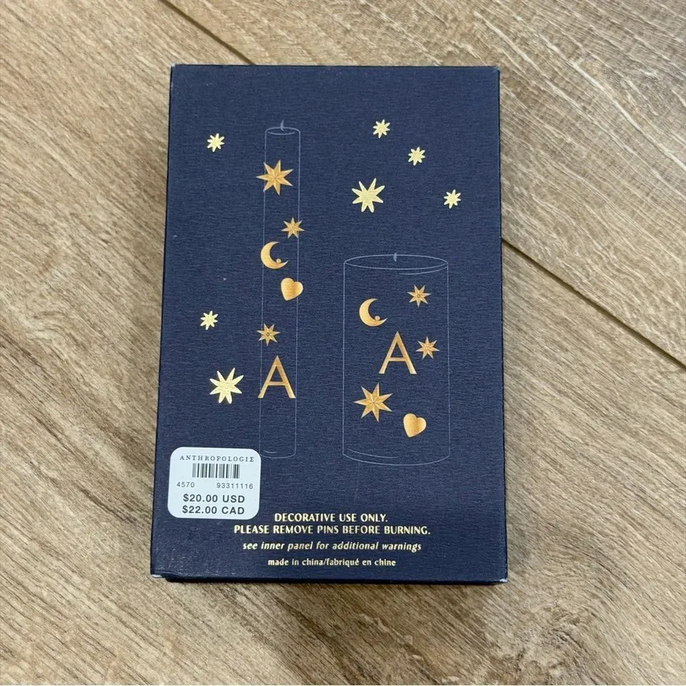 Anthropologie Monogram Candle Charms Letter Q New In Box